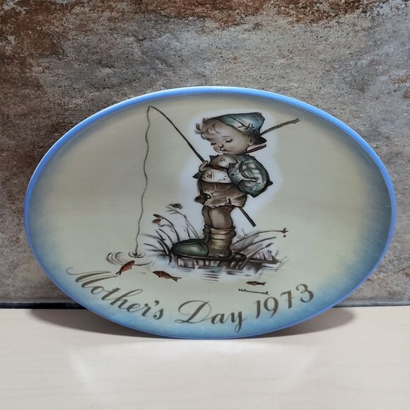 Schmid Hummel Mother's Day 1973 To Please Her Mother Decorative Wall Hanging Pla - Picture 10 of 11